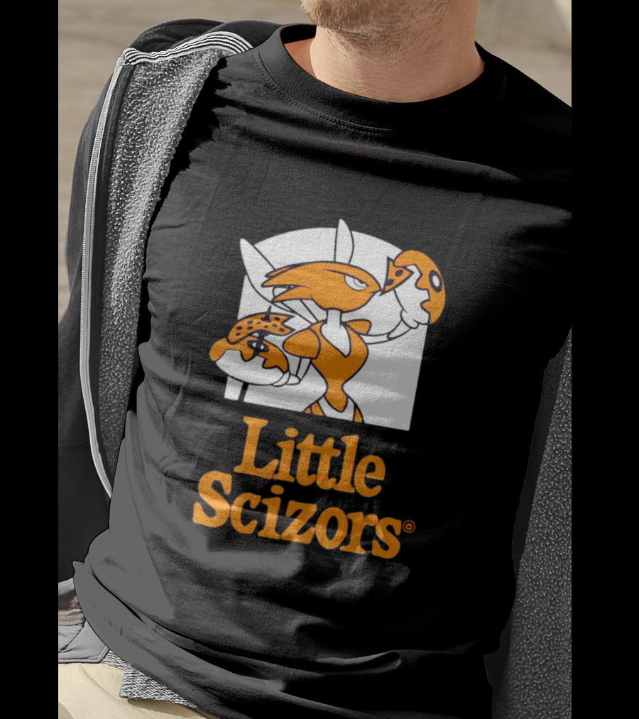 Little Scizors Pokemon Scizor Pizza T-Shirt