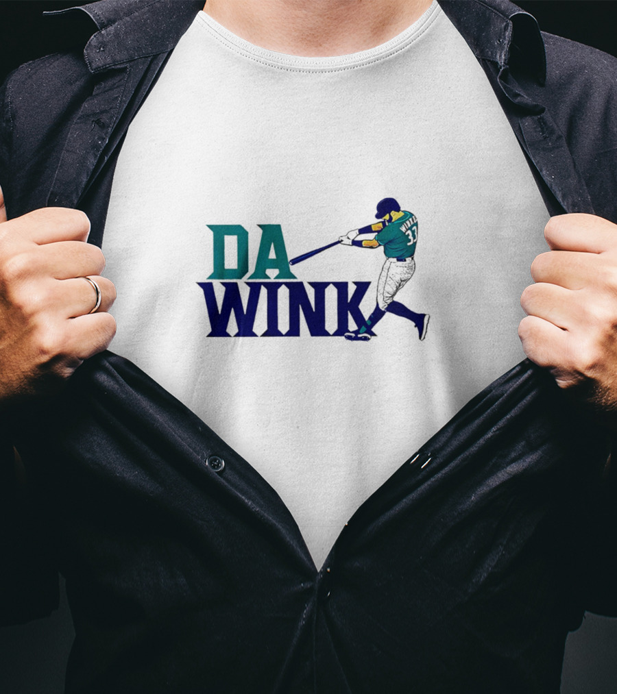 Jesse Winker Da Wink 33 Milwaukee Brewers Baseball Action Pose T-Shirt