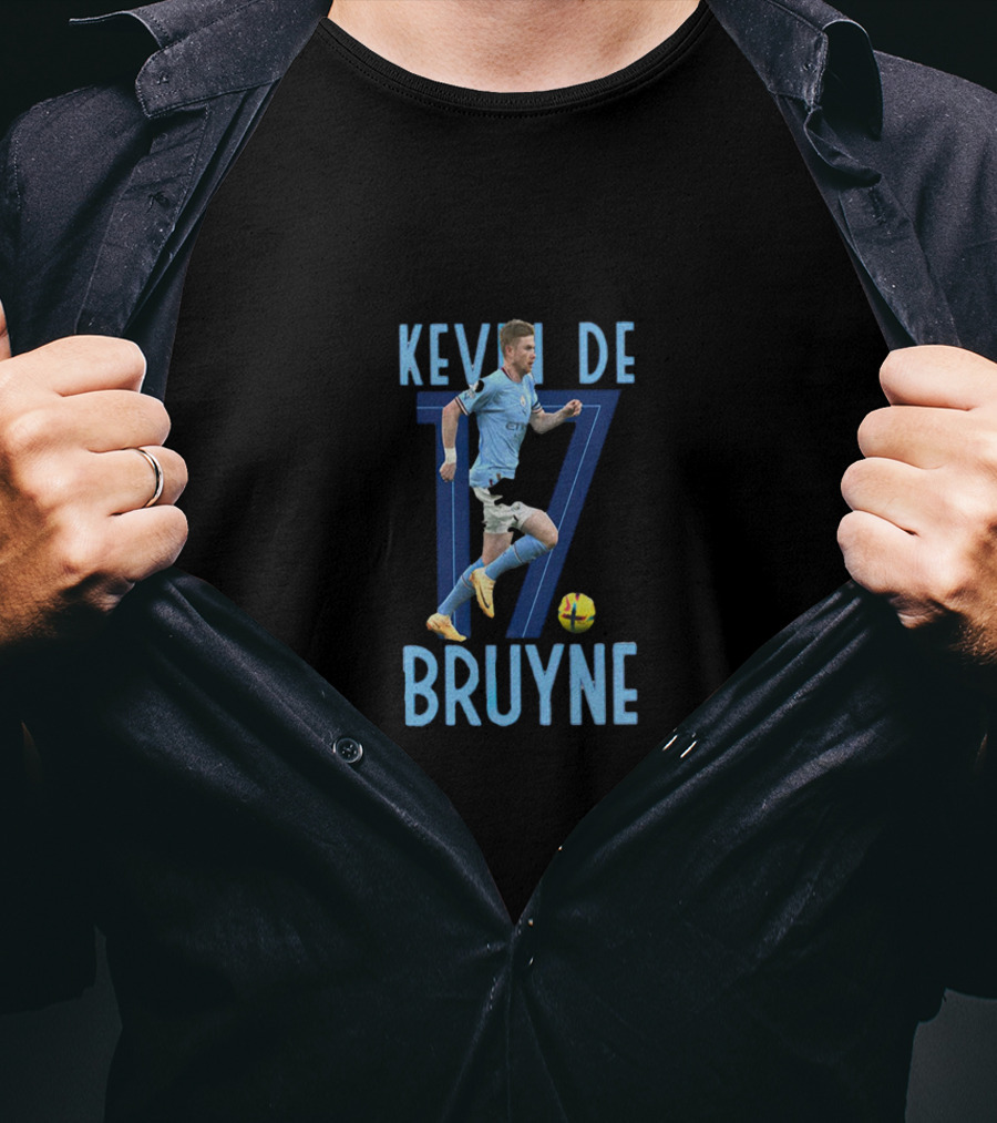 KEVIN DE BRUYNE 17 Football Player Action T-Shirt