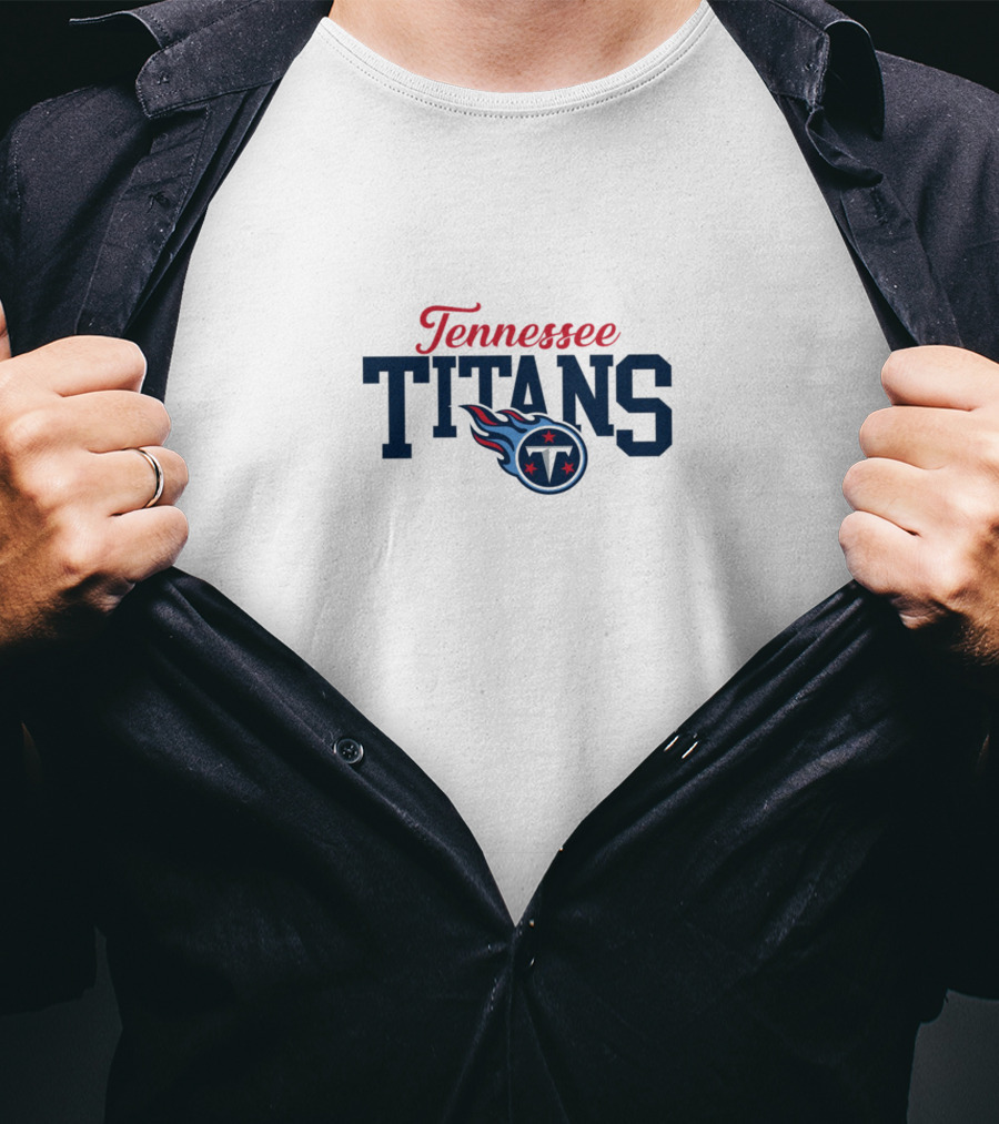 Tennessee Titans Logo Flame T-Shirt