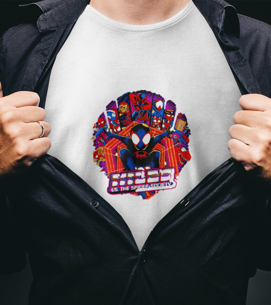 Miles Morales Anomaly US The Spider-Society Multiverse Characters T-Shirt
