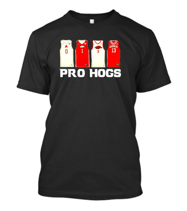 Arkansas Razorbacks Pro Hogs Basketball Jerseys T-Shirt