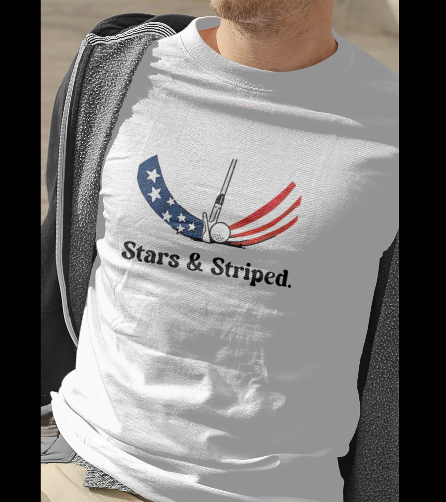 Stars And Striped Golf Club Flag T-Shirt