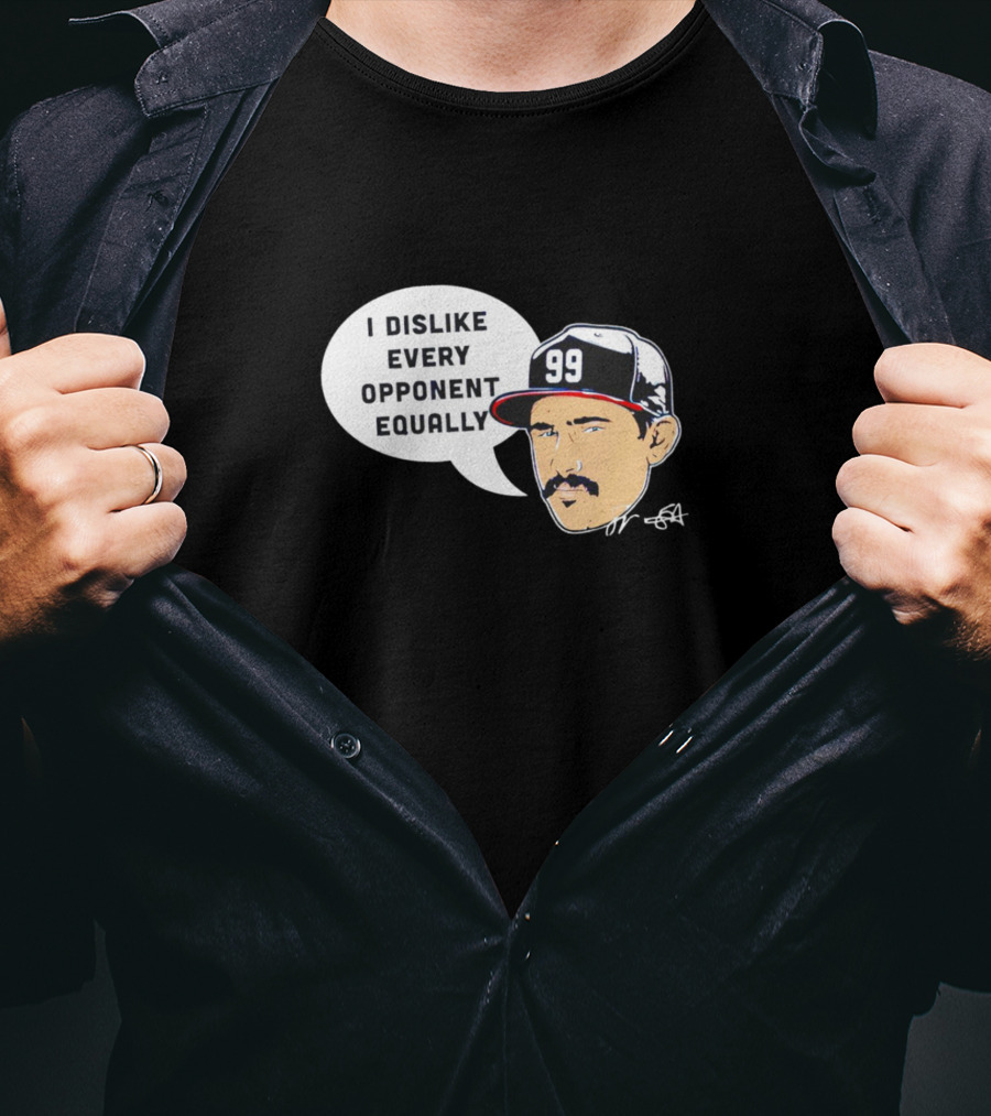 Spencer Strider 99 Atlanta Braves I Dislike Every Opponent Equally T-Shirt