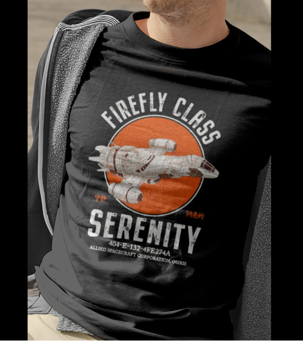 FIREFLY CLASS SERENITY 404-E-132-4FE274A ALLIED SPACECRAFT CORPORATION OSIRIS T-Shirt