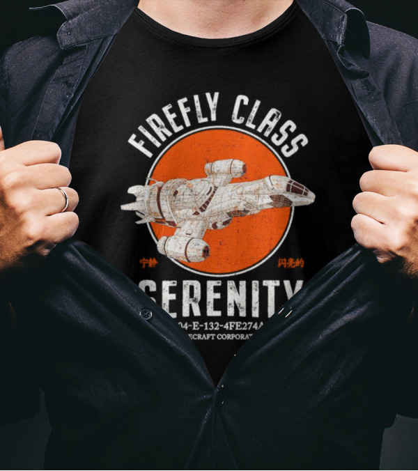 FIREFLY CLASS SERENITY 404-E-132-4FE274A ALLIED SPACECRAFT CORPORATION OSIRIS T-Shirt