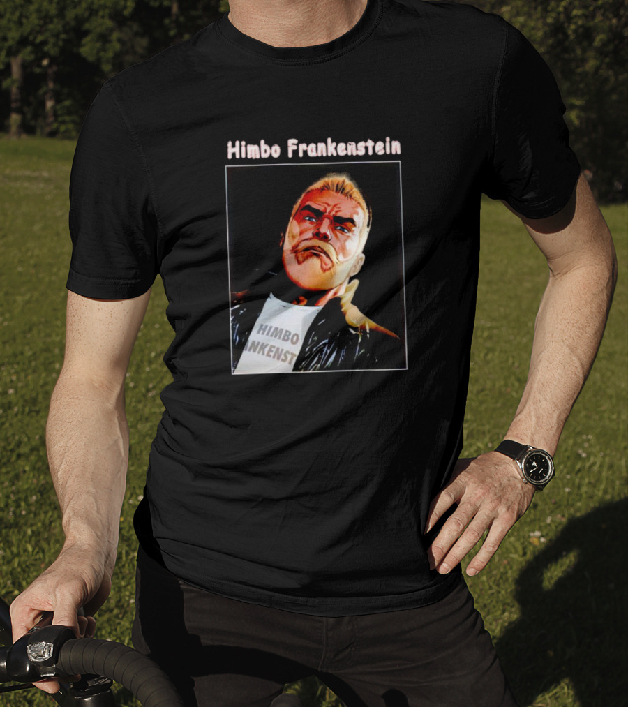 Himbo Frankenstein Retro Comic Character T-Shirt