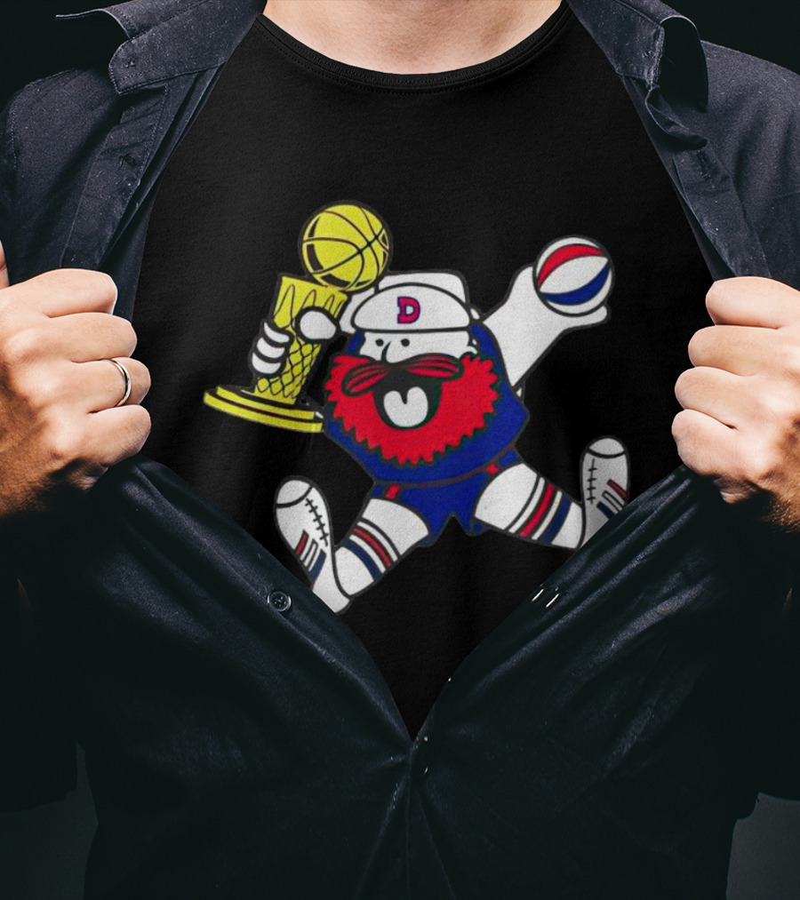 Nuggets Maxie Mascot Holding Basketball Trophy T-Shirt