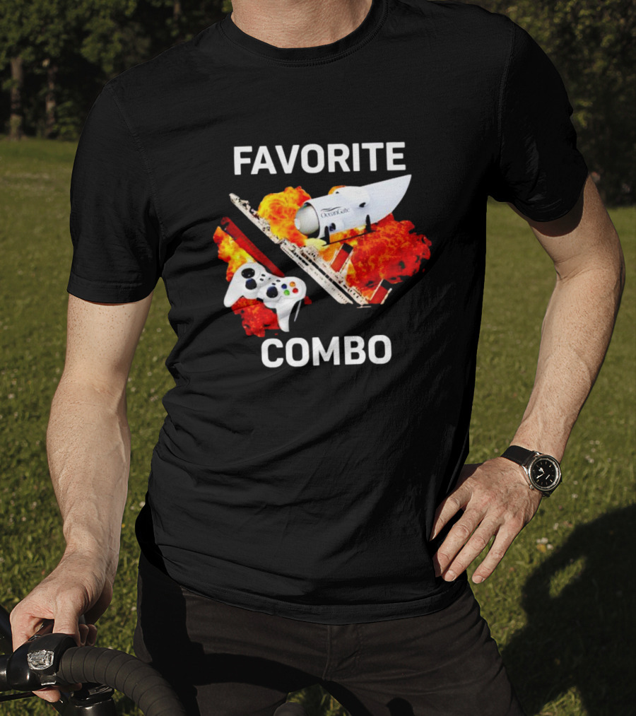 Favorite Combo Oceangate Controller Submarine Explosion T-Shirt