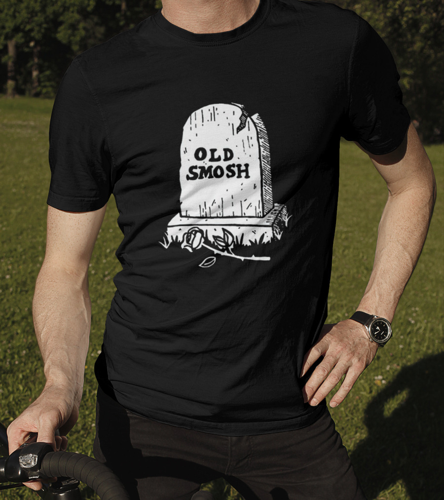 Old Smosh Tombstone Rose Memorial T-Shirt