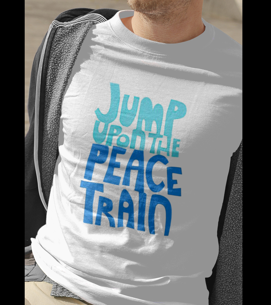 Jump Upon The Peace Train Retro Vibes T-Shirt