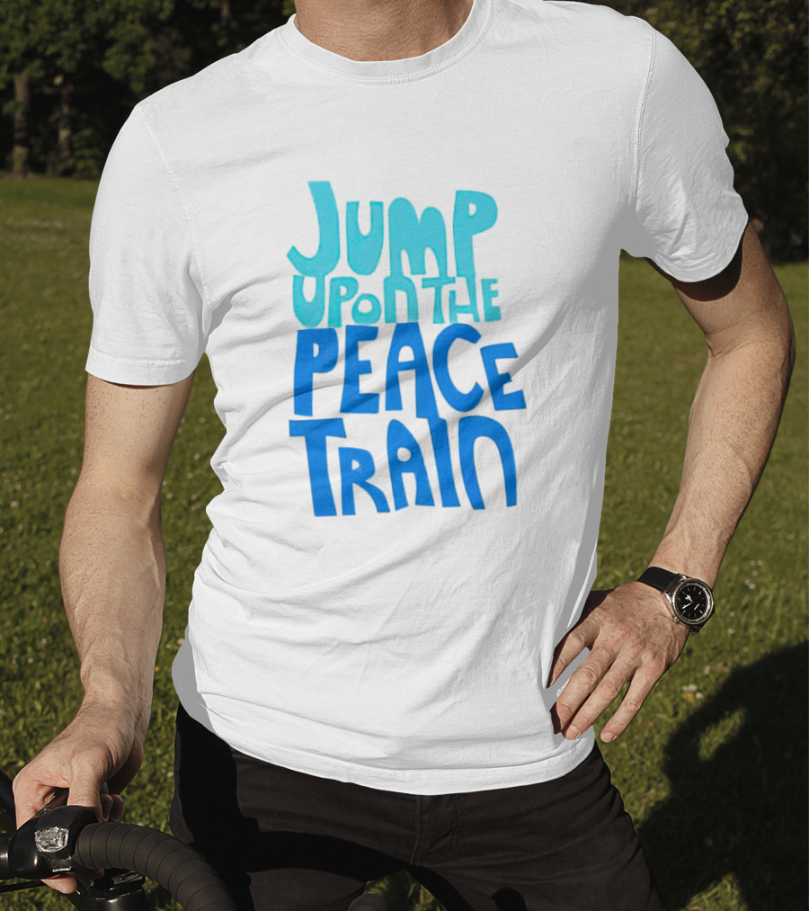 Jump Upon The Peace Train Retro Vibes T-Shirt