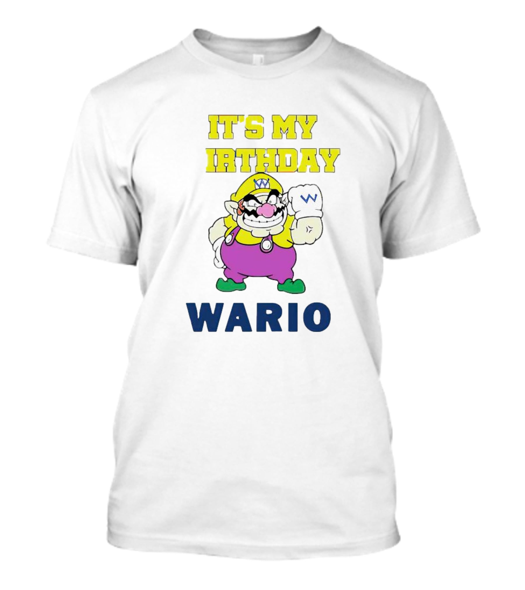 It's My Birthday Wario T-Shirt