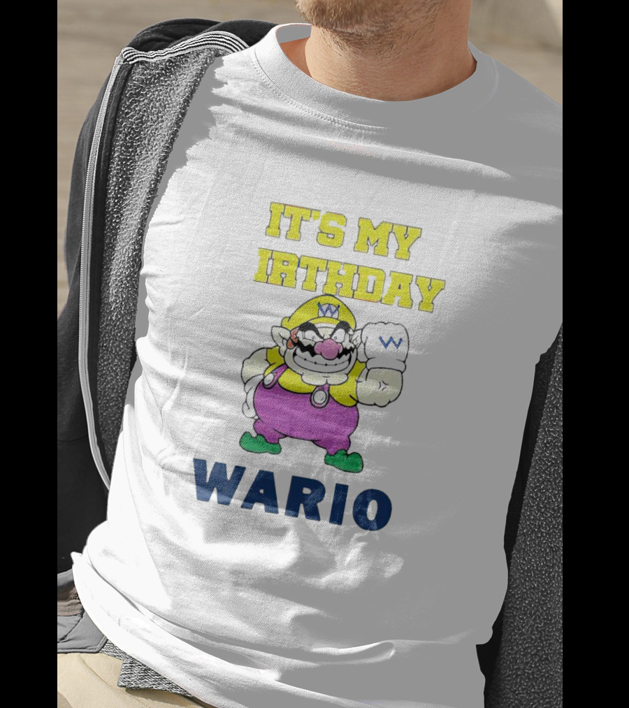 It's My Birthday Wario T-Shirt