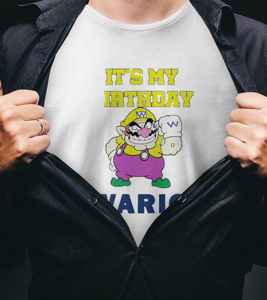 It's My Birthday Wario T-Shirt