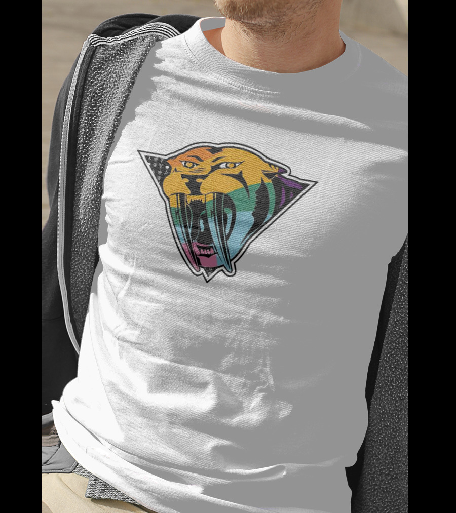 Nashville Predators Pride Rainbow T-Shirt