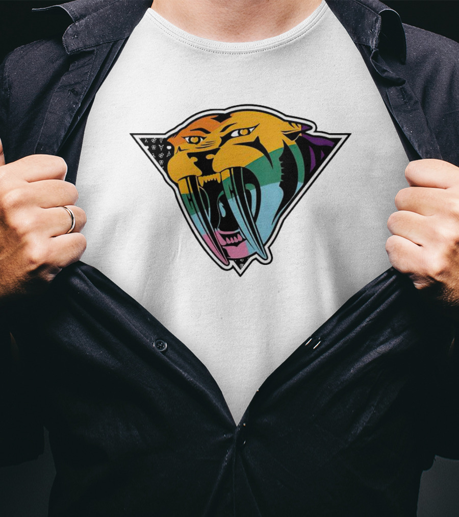 Nashville Predators Pride Rainbow T-Shirt