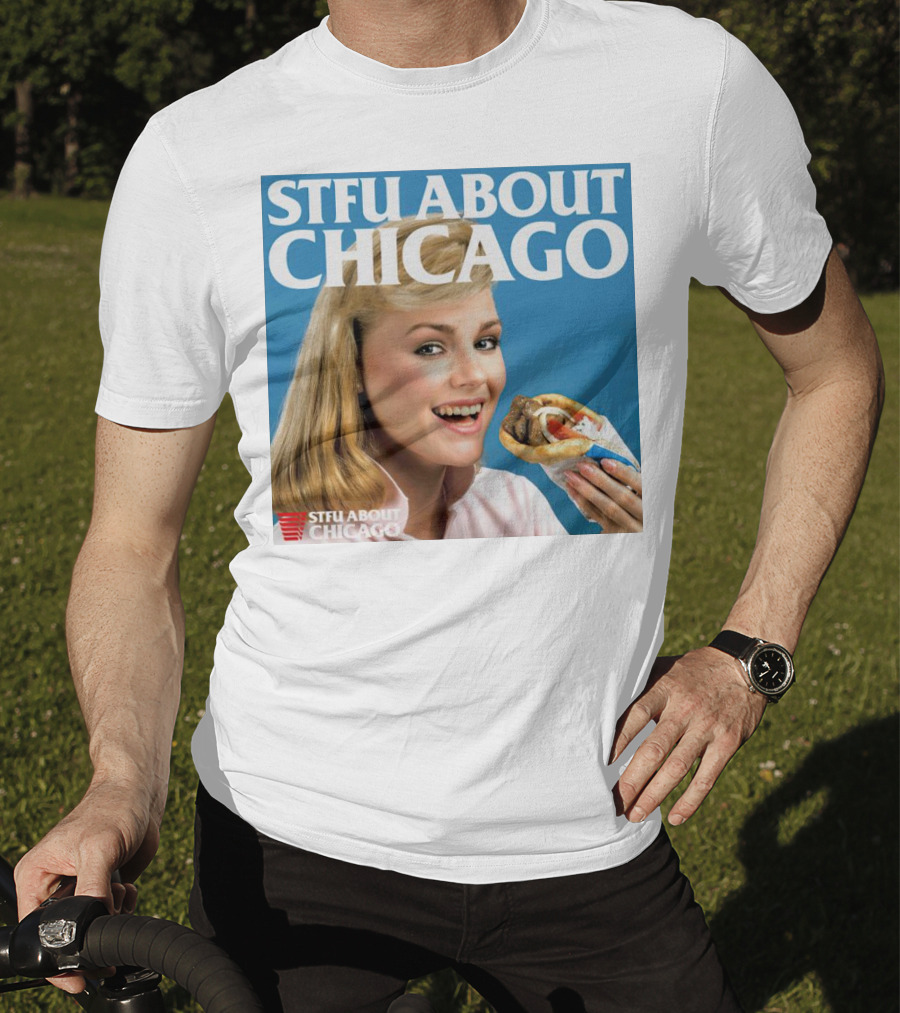 STFU About Chicago Eating Gyro Delight T-Shirt