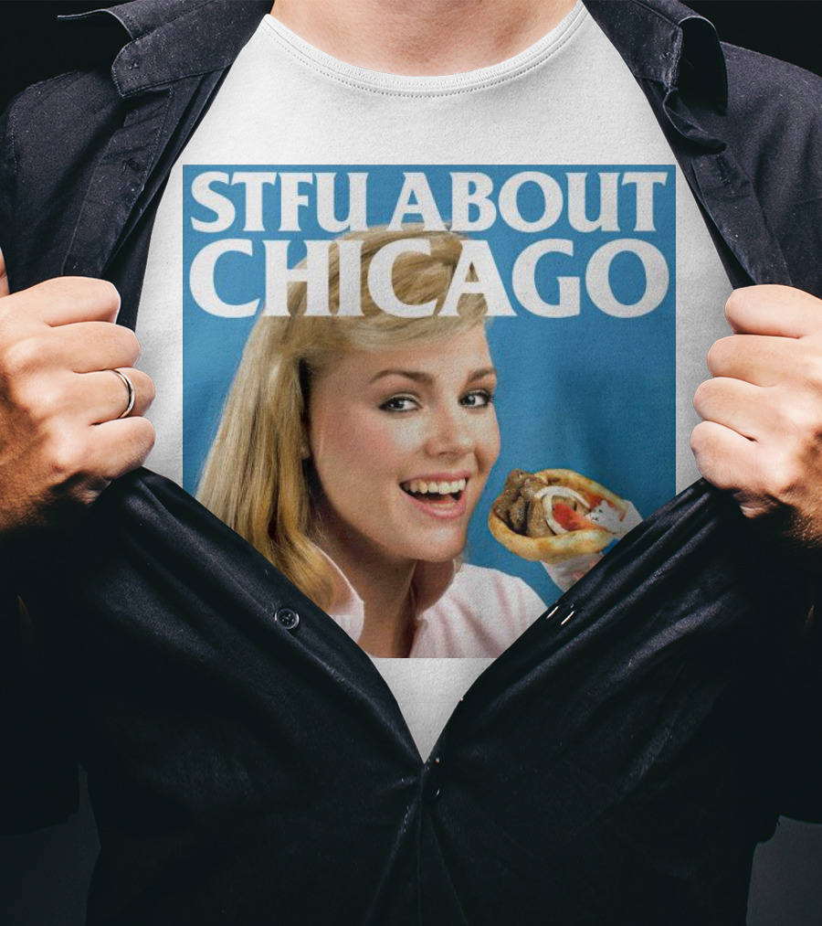 STFU About Chicago Eating Gyro Delight T-Shirt
