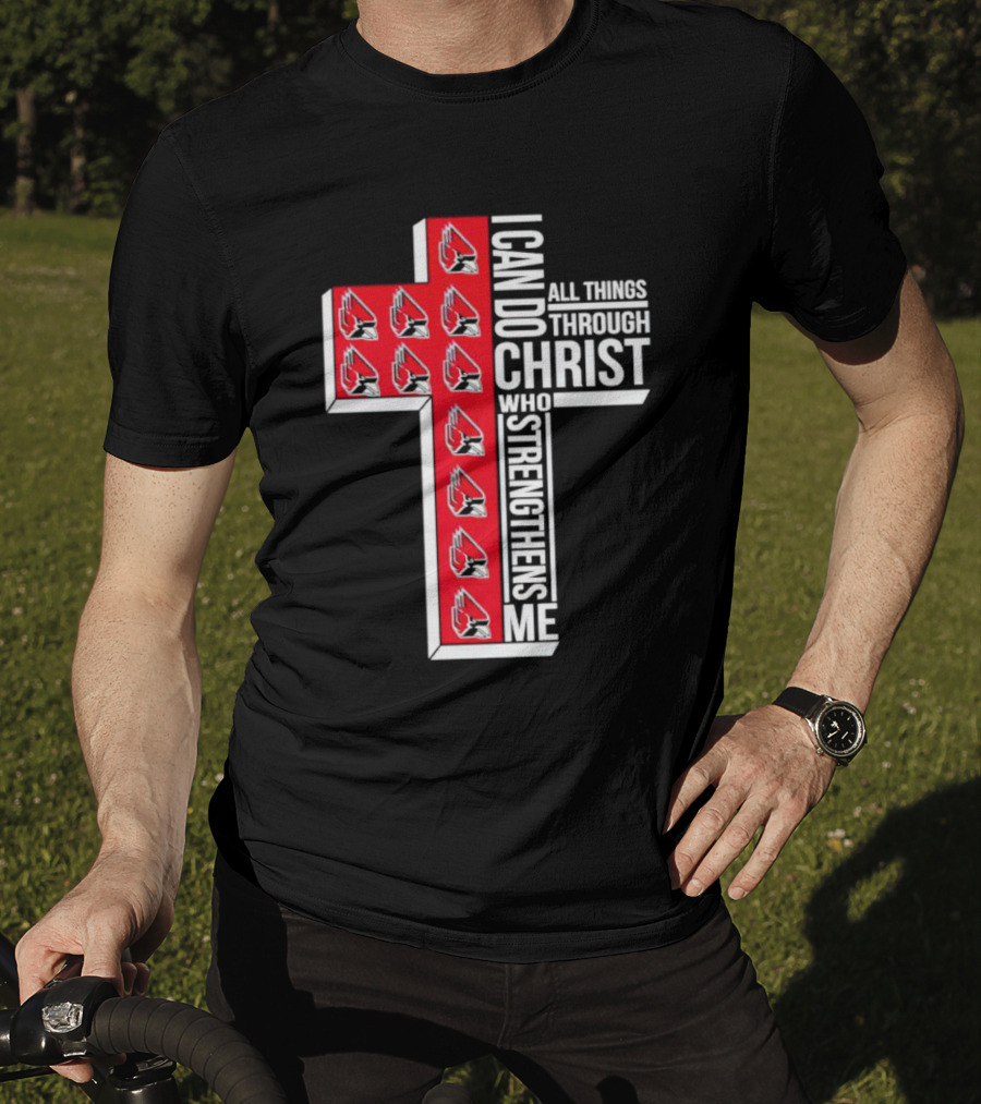 Arizona Cardinals I Can Do All Things Through Christ Who Strengthens Me T-Shirt