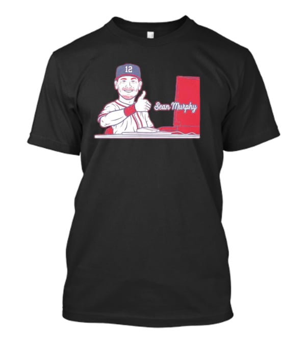 Atlanta Braves 12 Sean Murphy Thumbs Up T-Shirt
