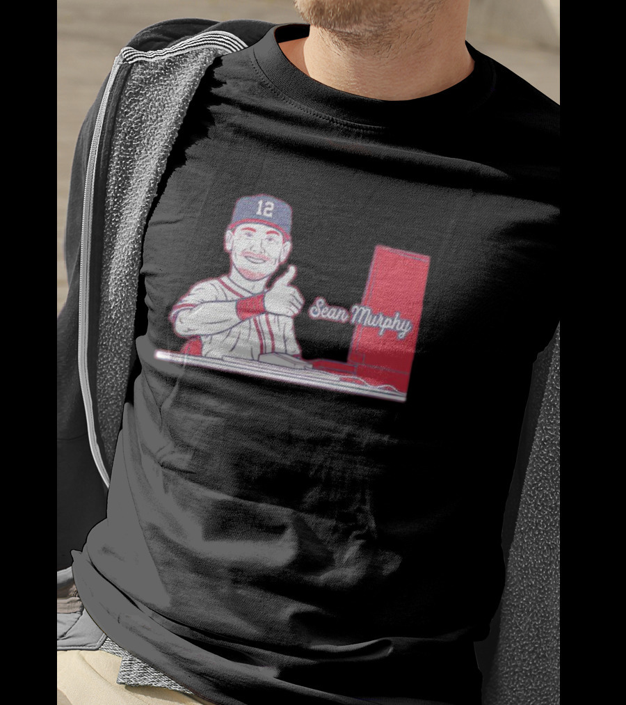 Atlanta Braves 12 Sean Murphy Thumbs Up T-Shirt