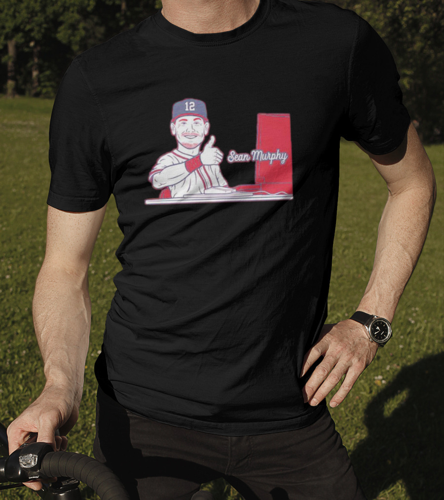 Atlanta Braves 12 Sean Murphy Thumbs Up T-Shirt