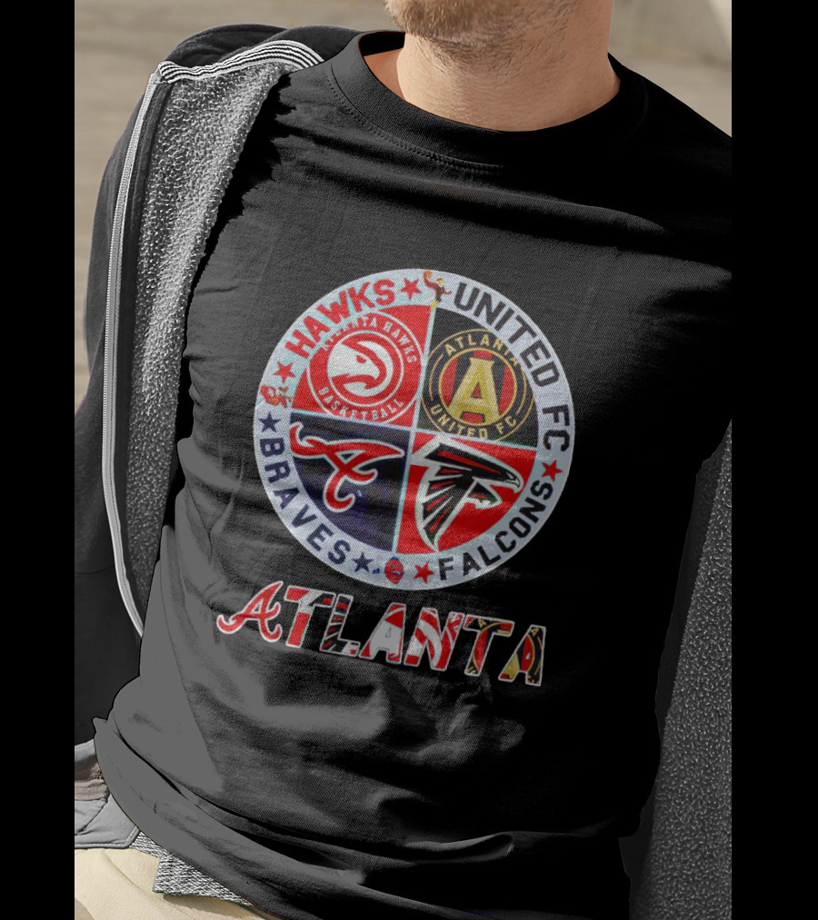 Hawks United FC Braves Falcons Atlanta T-Shirt