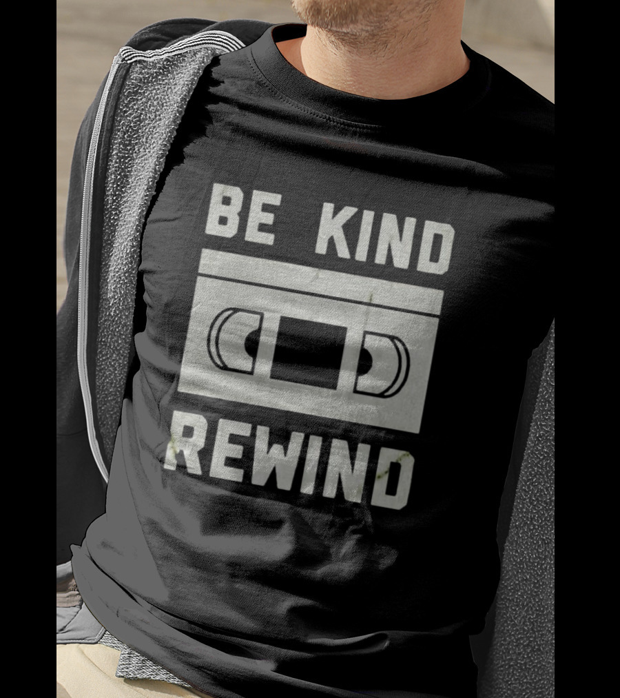 Be Kind Rewind VHS Tape Retro T-Shirt