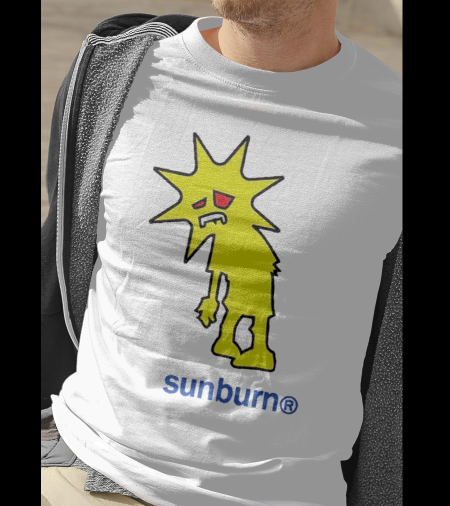 Dominic Fike Sunburn Yellow Sad Character T-Shirt