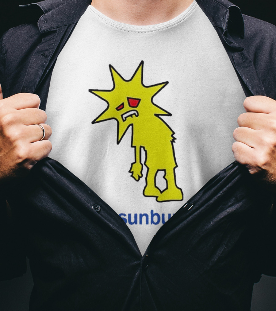 Dominic Fike Sunburn Yellow Sad Character T-Shirt