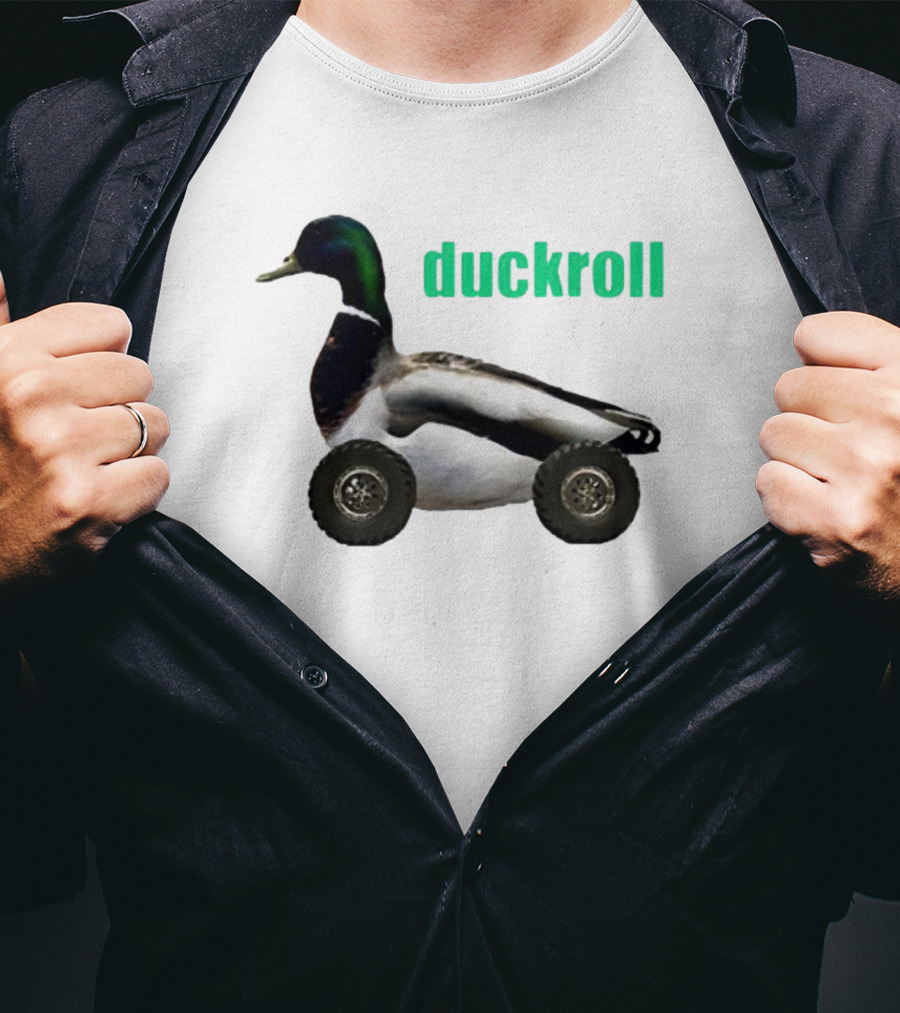 Duckroll Meme Hybrid With Wheels T-Shirt