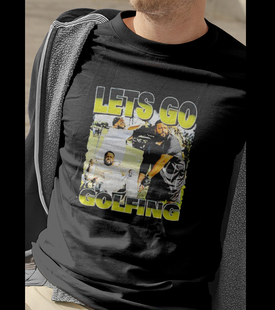 LETS GO GOLFING Golf Course Fun Time T-Shirt