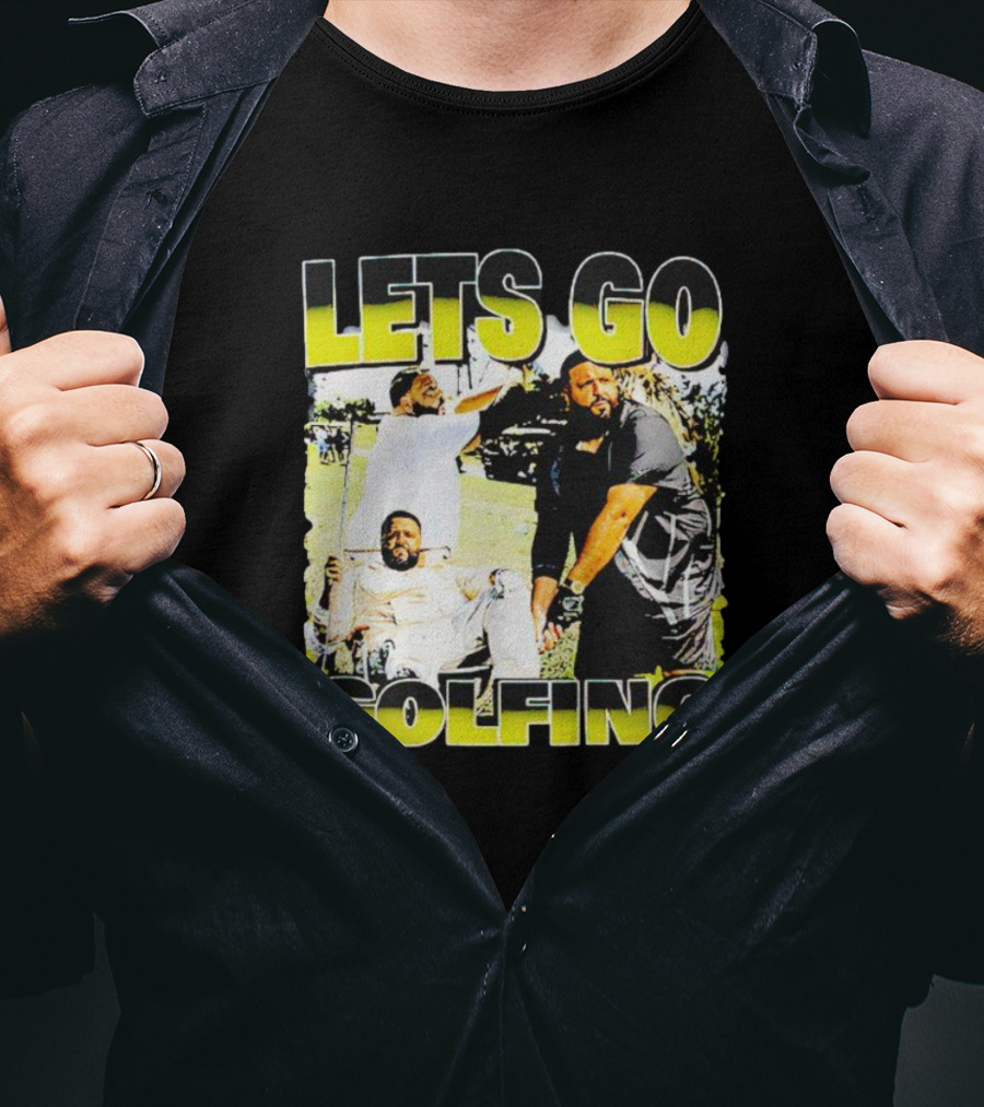 LETS GO GOLFING Golf Course Fun Time T-Shirt