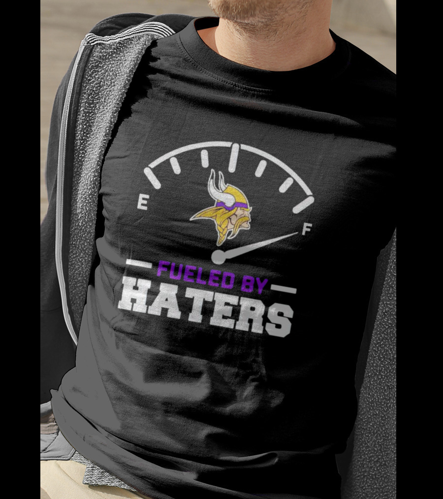 Fueled By Haters Viking Helmet Speedometer Full T-Shirt