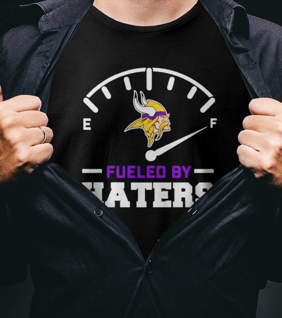 Fueled By Haters Viking Helmet Speedometer Full T-Shirt
