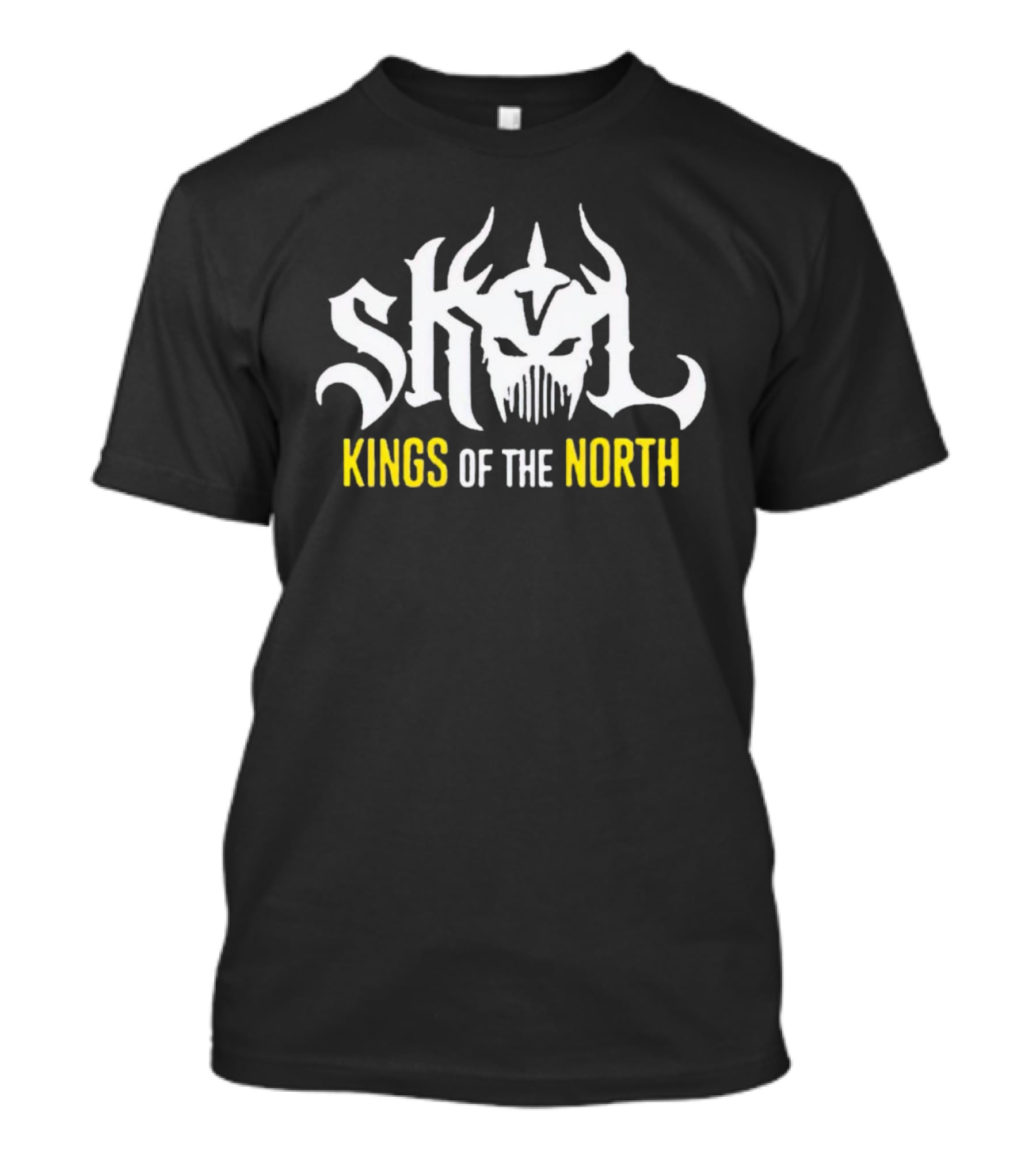Skol Vikings Kings Of The North Mask T-Shirt