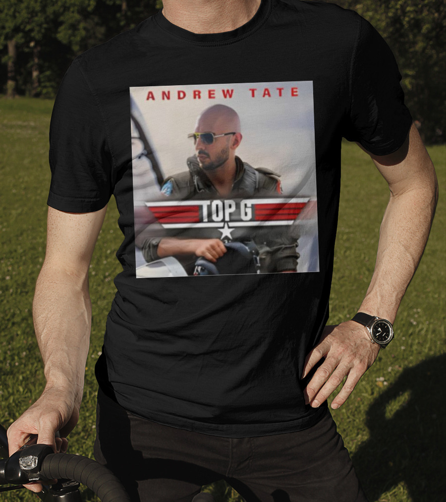 Andrew Tate Top G Pilot Aviator T-Shirt