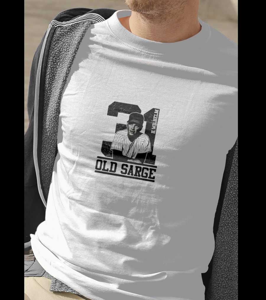 Hoyt Wilhelm 31 Old Sarge Chicago White Sox Baseball Legend T-Shirt