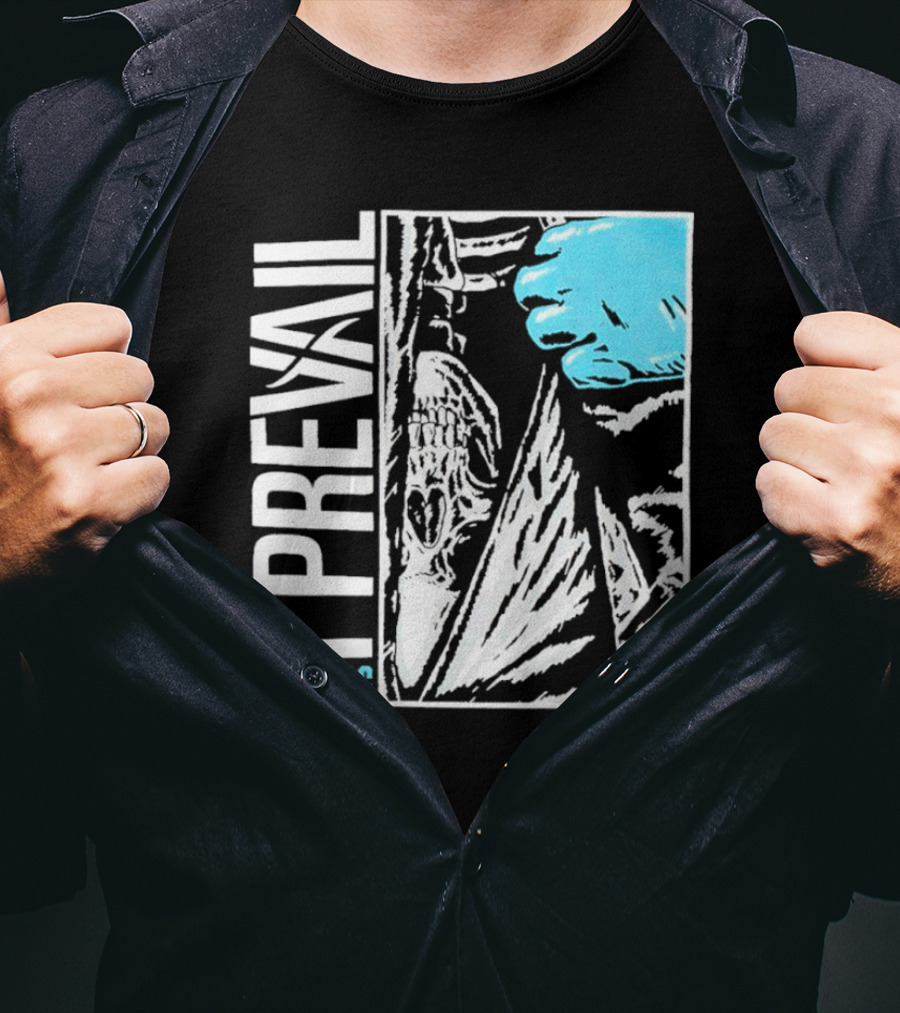 I Prevail Body Bag Skull And Gloved Hand T-Shirt