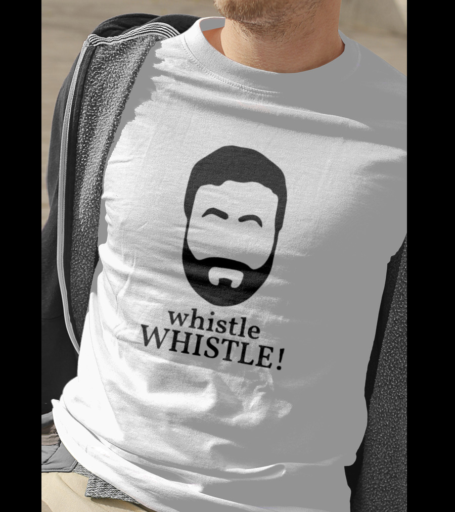Roy Kent Ted Lasso Whistle Whistle Beard T-Shirt