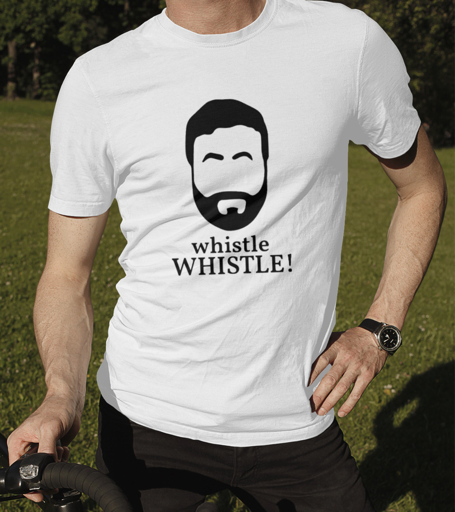 Roy Kent Ted Lasso Whistle Whistle Beard T-Shirt