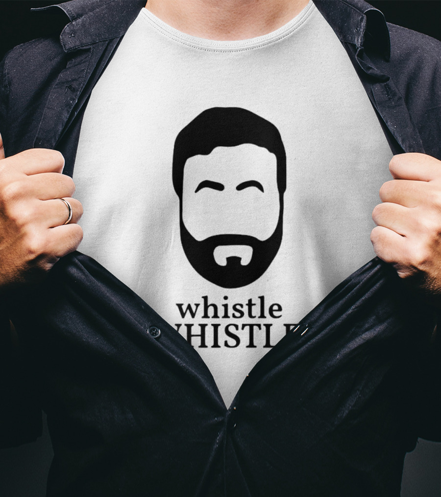 Roy Kent Ted Lasso Whistle Whistle Beard T-Shirt