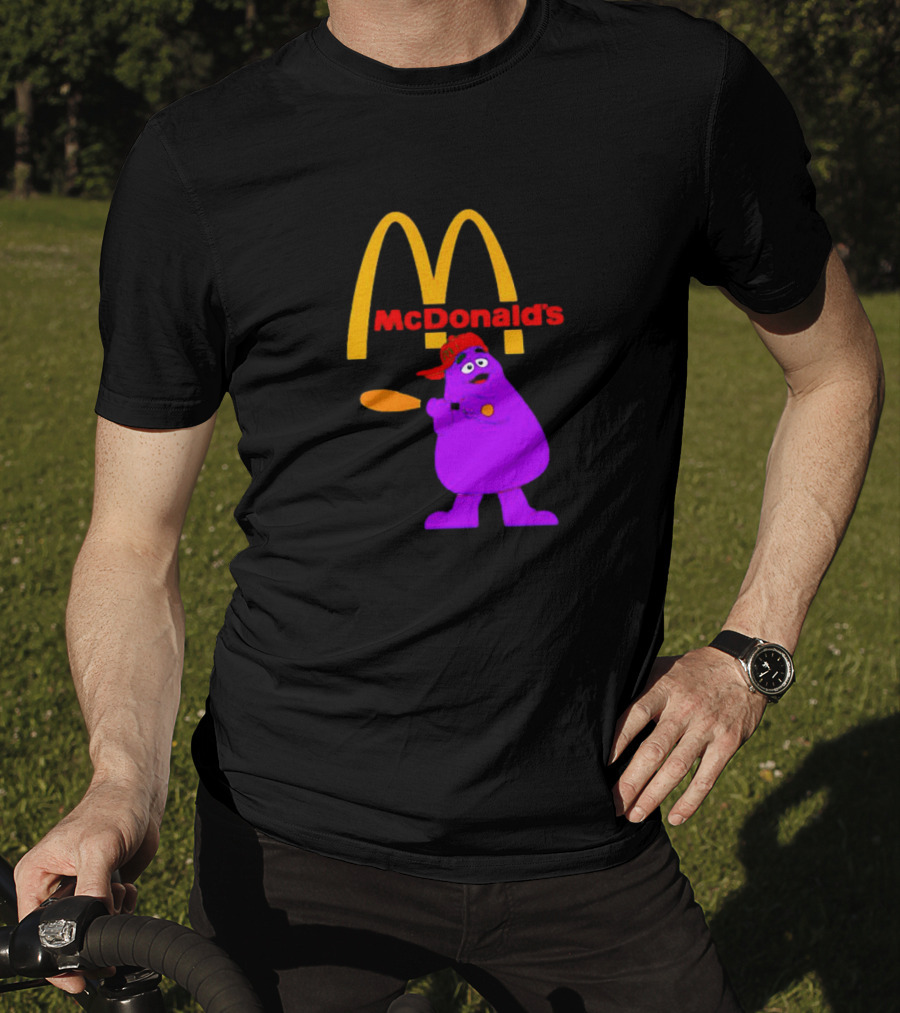 Grimace Baseball Bat McDonald's T-Shirt