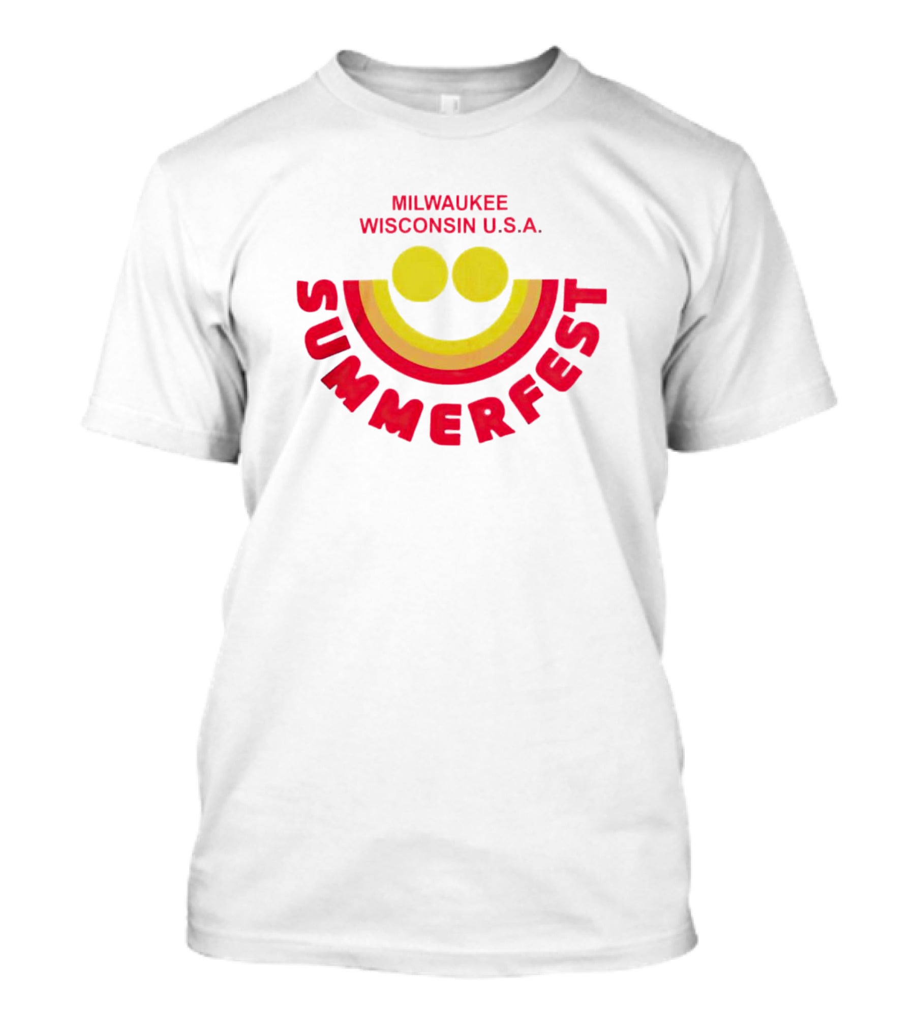 Milwaukee Wisconsin USA Summerfest Iconic Smile T-Shirt