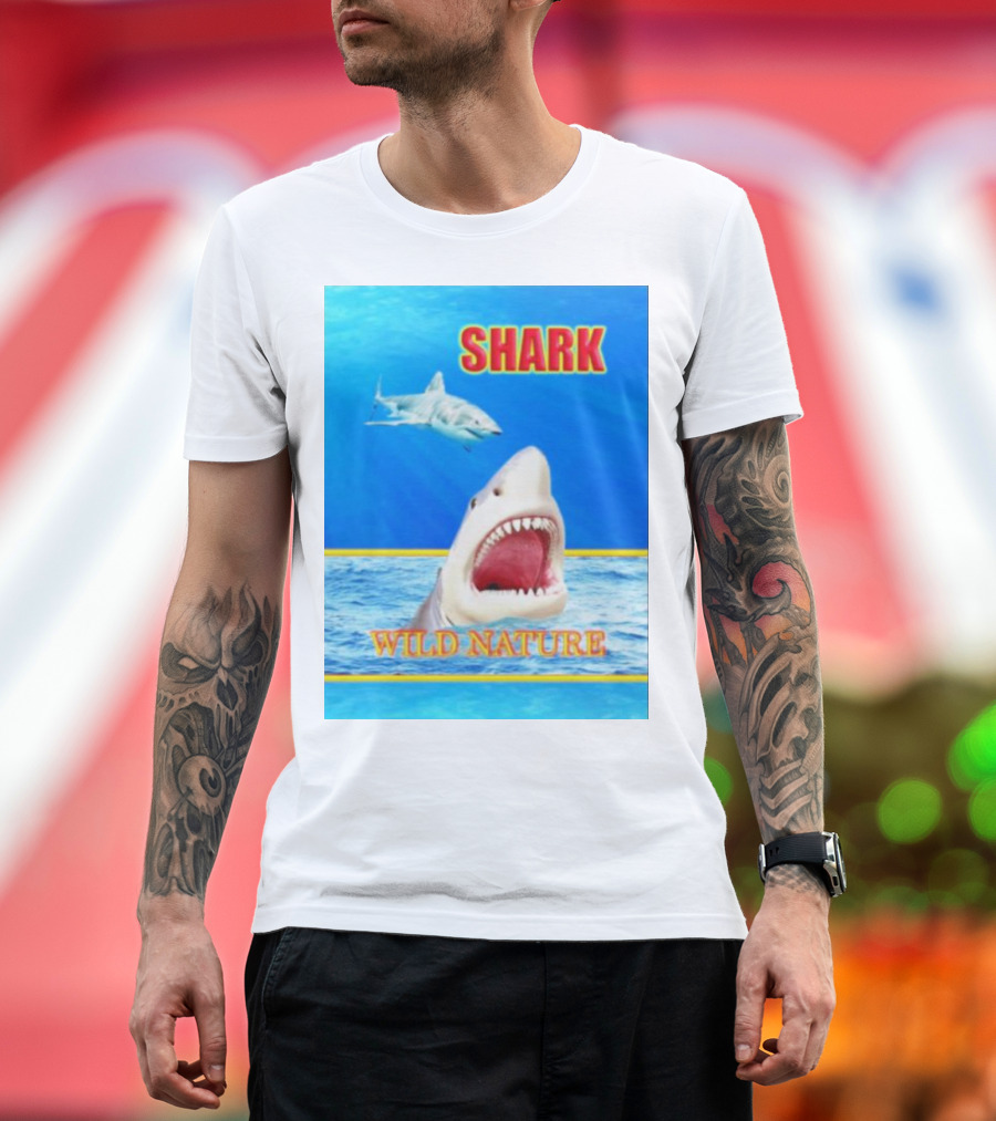Shark Wild Nature Ocean Scene T-Shirt