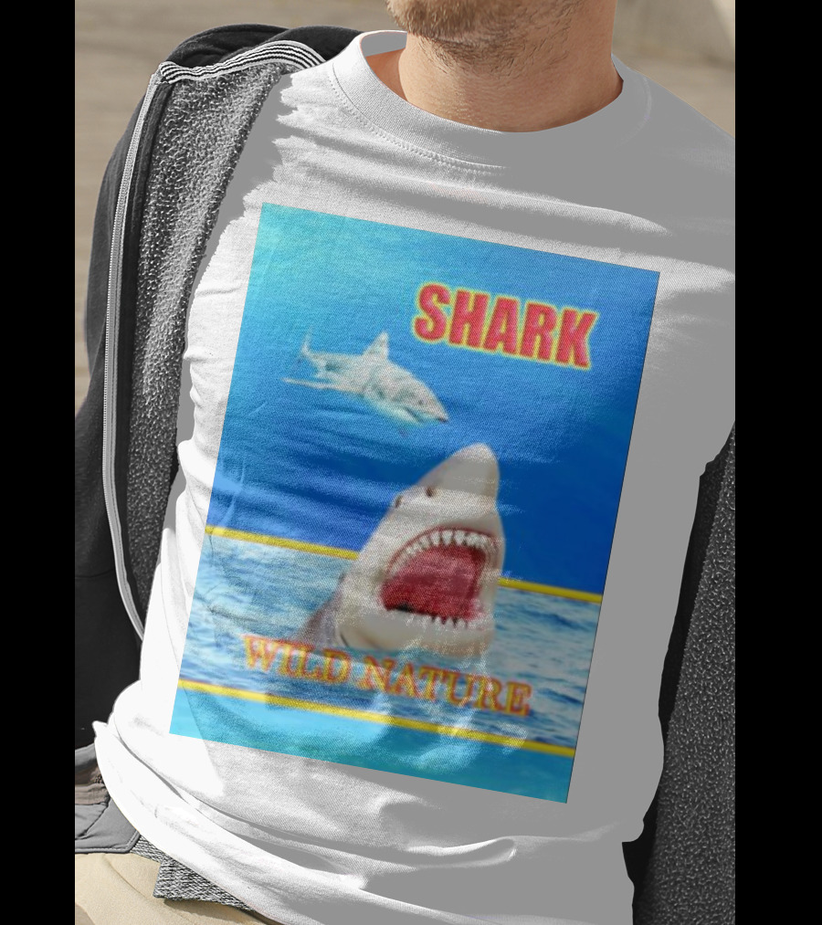 Shark Wild Nature Ocean Scene T-Shirt
