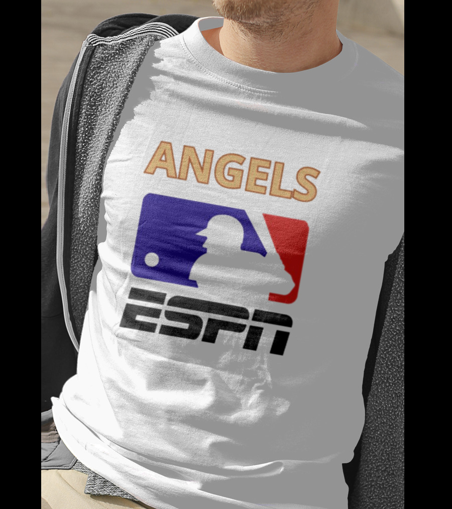 ANGELS ESPN MLB Logo Parody Baseball T-Shirt