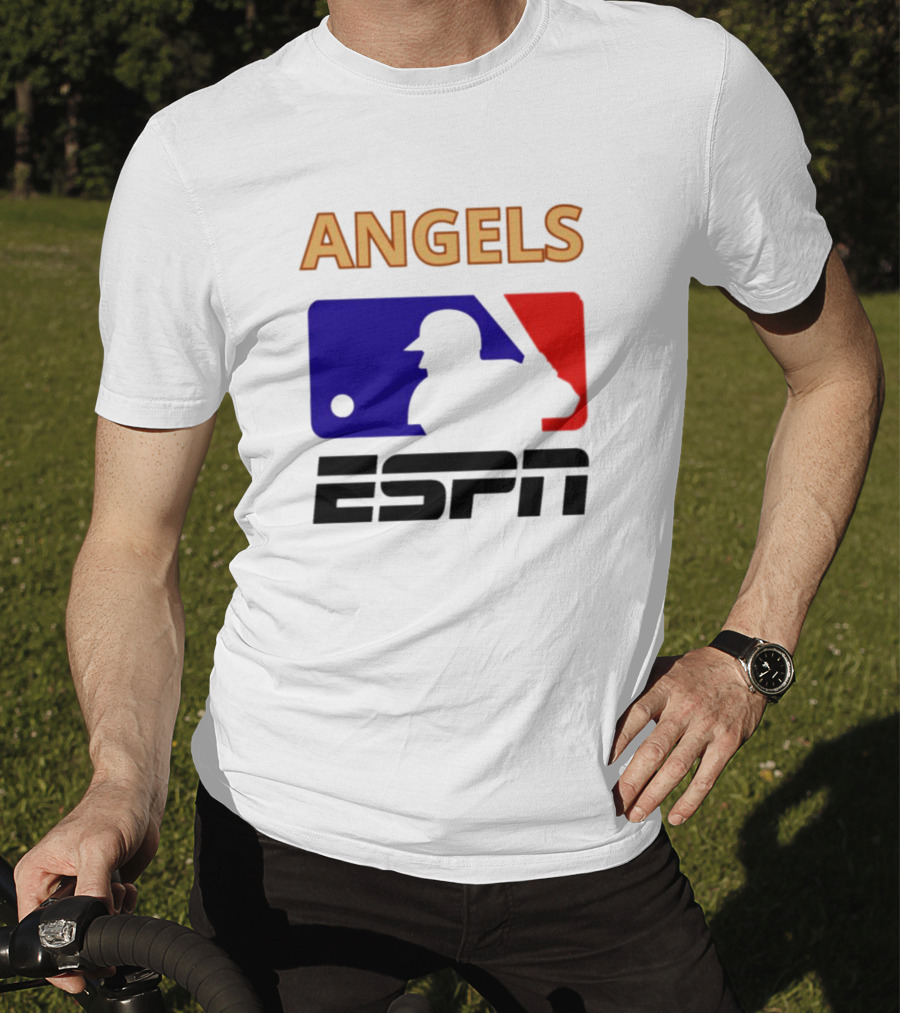 ANGELS ESPN MLB Logo Parody Baseball T-Shirt