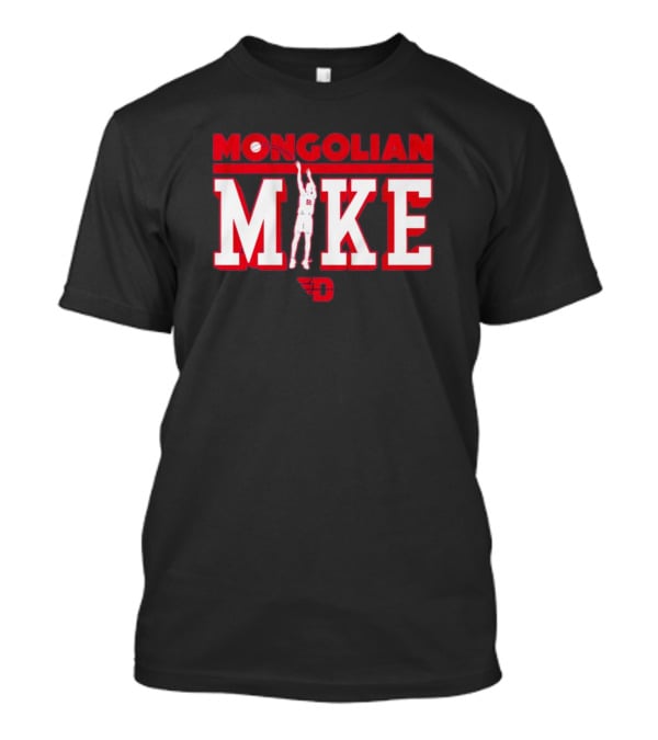 Mongolian Mike #55 Dayton Basketball Hoops T-Shirt